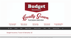 Desktop Screenshot of budget-insurance.com